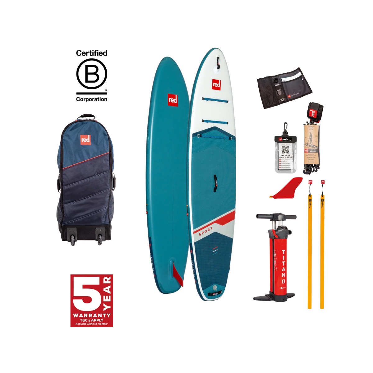 Red Paddle Co Sport 11.3 (MSL 800) 2025 – kingofwake.pl – sklep