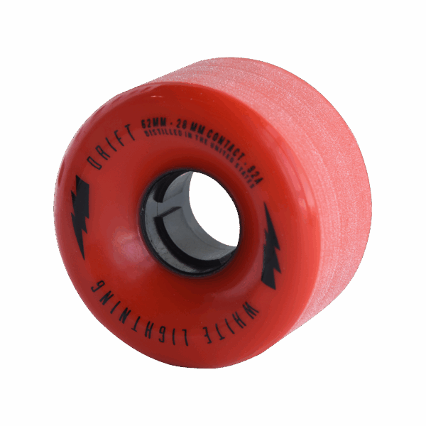 Moonshine MFG 62mm DRIFT Red Wheel Set (82A Centerset) - obrazek 1